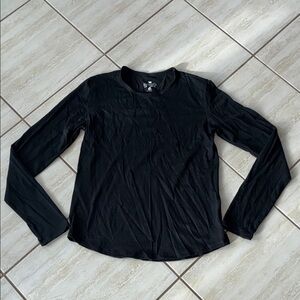 Segments Black Merino Wool Lightweight Shirt Small